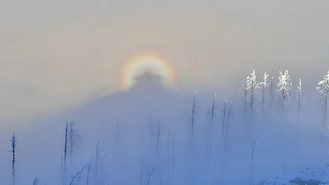 Призрачная тень в горах