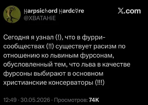 Расизм по отношению ко львиным фурсонам