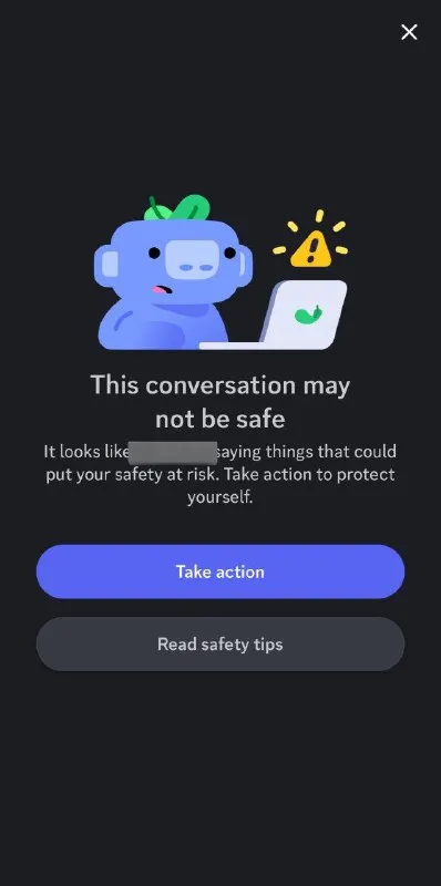 Discord AI Safety Warning