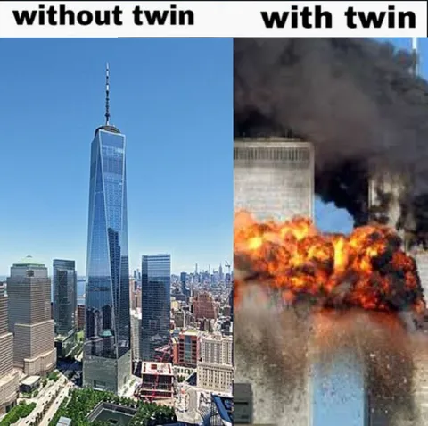 One World Trade Center With Twin