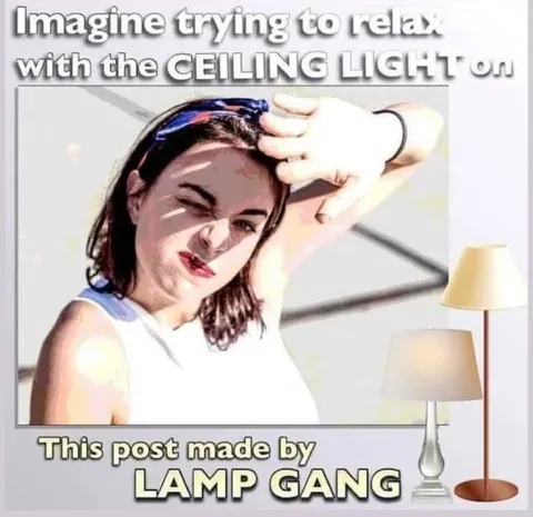 Ceiling Light Ruins Relaxation