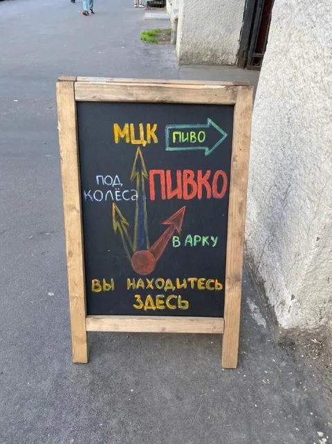 Карта маршрутов к пиву