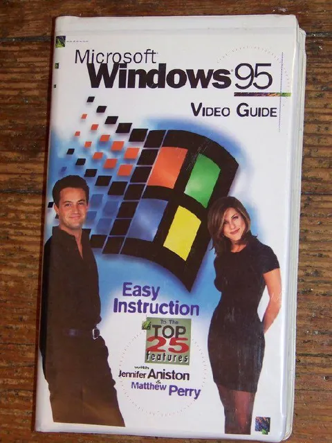 Windows 95 Video Guide with Friends Stars