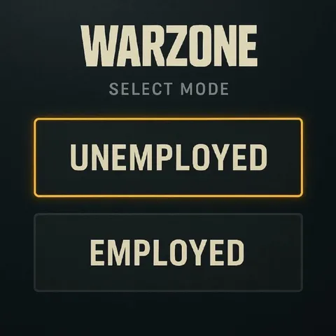 Warzone Unemployed Mode