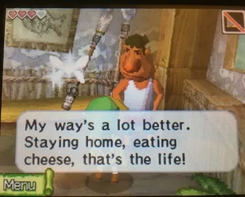 Staying Home Eating Cheese