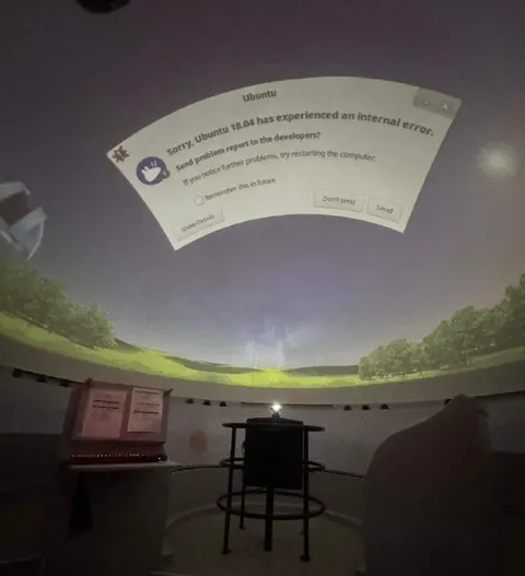Ubuntu Internal Error in Planetarium