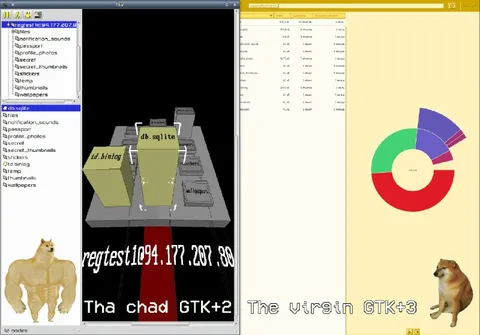 Chad GTK+2 vs Virgin GTK+3