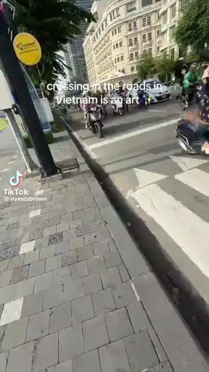 Crossing Vietnam Roads Is an Art