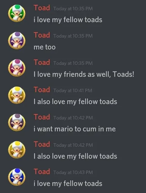 Toad Loves Fellow Toads