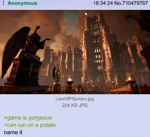 Gorgeous Game Runs on a Potato