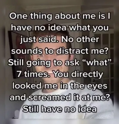 No Idea What You Just Said