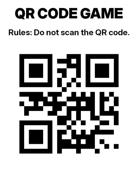 QR Code Do Not Scan Game