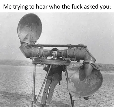 Trying to Hear Who Asked