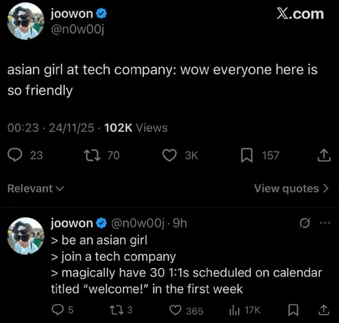 Asian Girl at a Tech Company