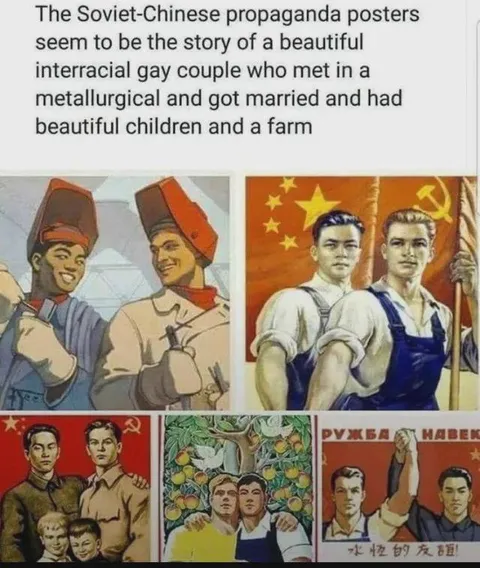 Soviet-Chinese Gay Propaganda Romance