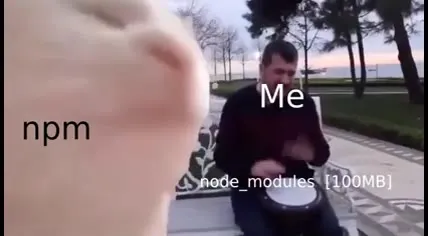npm Node Modules Drum Solo