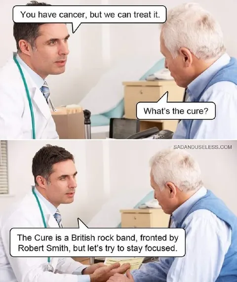 The Cure Cancer Diagnosis Joke