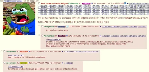 Crying Pepe Rants About Inflation