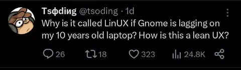 Linux Gnome Lagging on Old Laptop