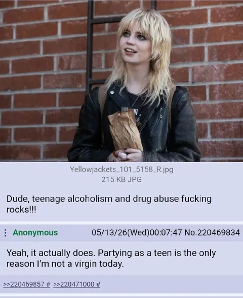 Teenage alcoholism rocks