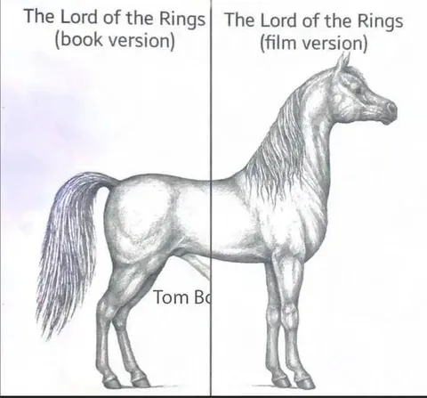 The Lord of the Rings Book vs Film