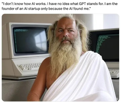 AI Found Me Startup Founder