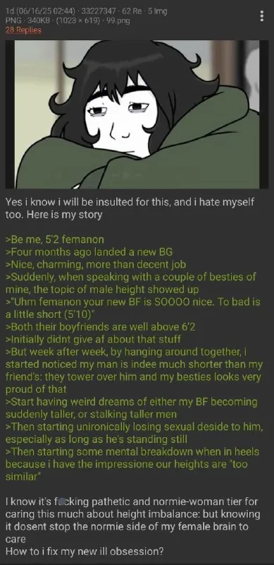 Height Obsession FemAnon Story