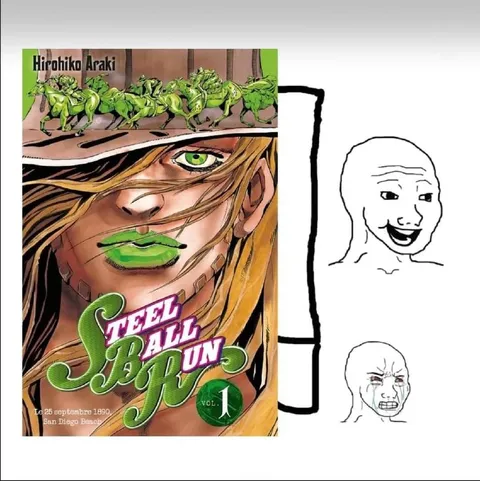 Steel Ball Run Cover Reaction