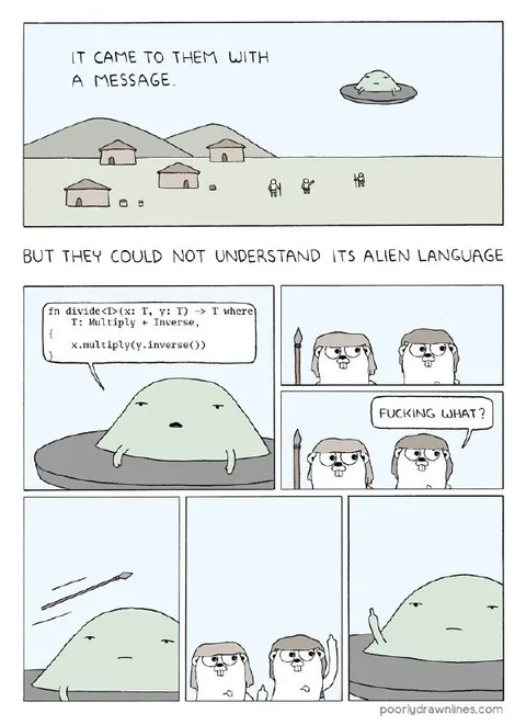 Alien Speaks Alien Language