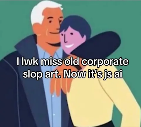 Old Corporate Slop Art