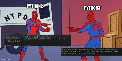 Python 2 Points at Python 3