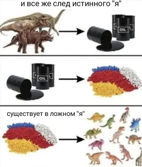 След истинного я в ложном я