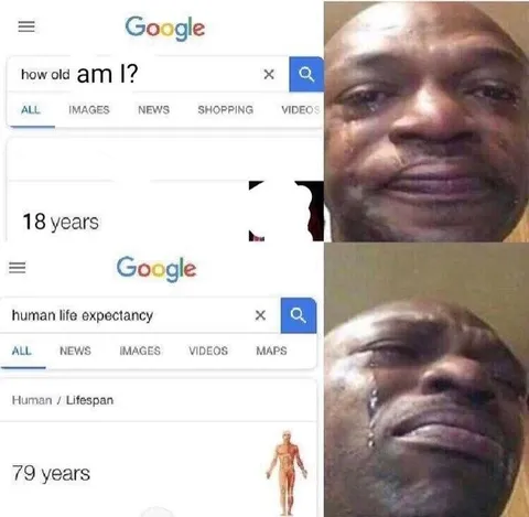 Google Says I Have 18 Years Left