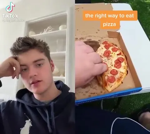 Eating Two Pizza Slices at Once
