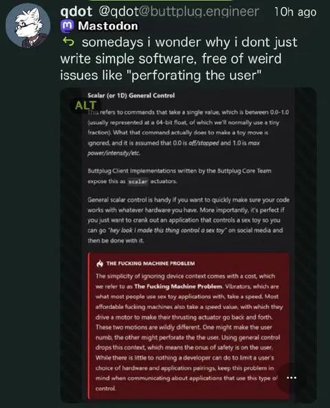 Software That Perforates the User