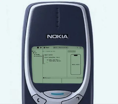 Xcode on a Nokia 3310