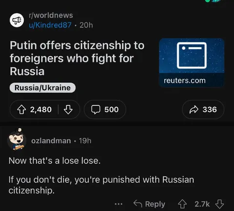 Lose-Lose Russian Citizenship