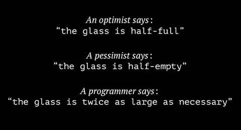 Programmer Glass Joke