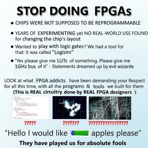 Stop Doing FPGAs