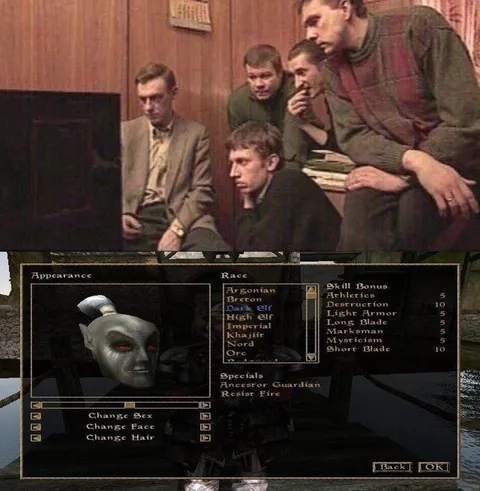 Morrowind Character Creation Crisis