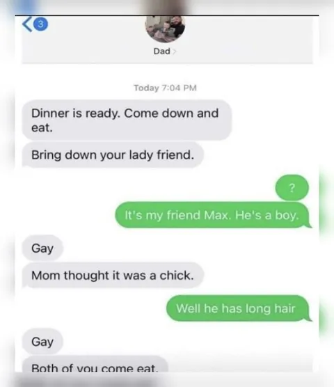 Dad Thinks Max Is Gay