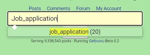 Job Application Search Results
