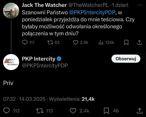 Odwołanie połączenia z teściową