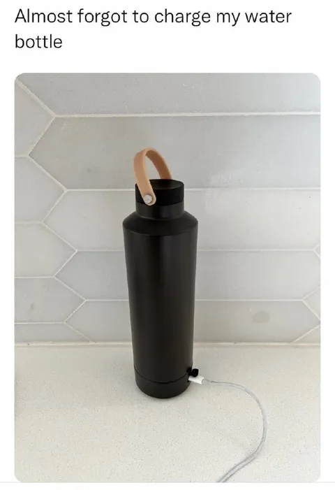 Charging My Water Bottle