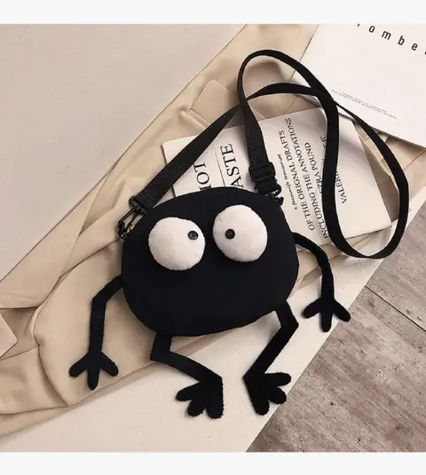 Funny Black Monster Bag