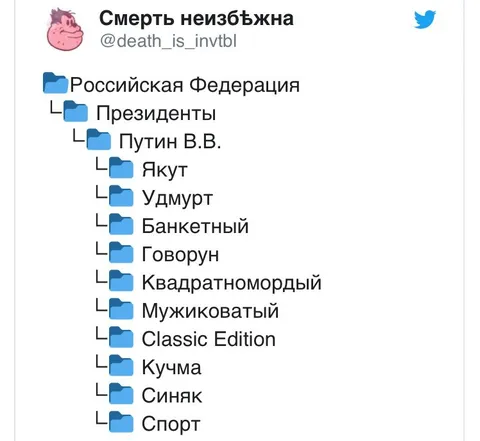 Папка с президентами