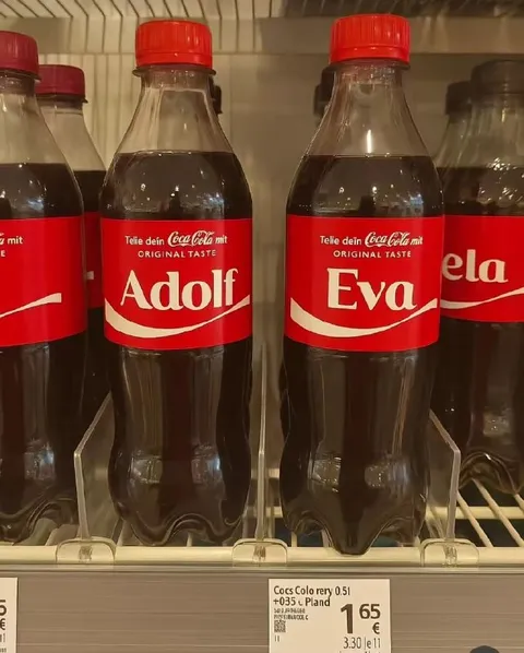 Adolf und Eva Cola