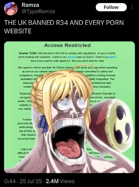 UK Bans R34 Websites