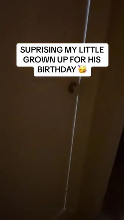 Surprising My Grown-Up Birthday Boy