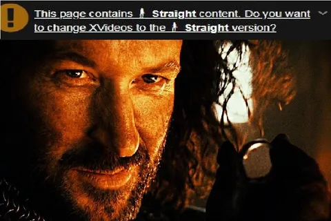 Aragorn and Straight Content